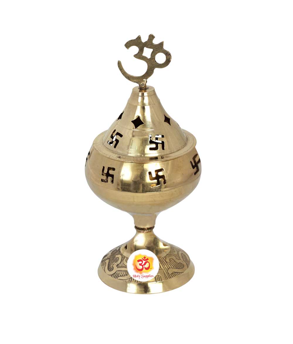Aum Handi Diya #0 Brass Prayer Lamp