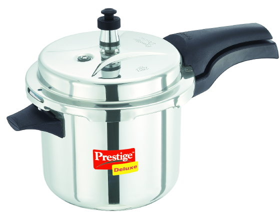 Prestige 3.5 Liters Stainless Steel Deluxe Pressure Cooker