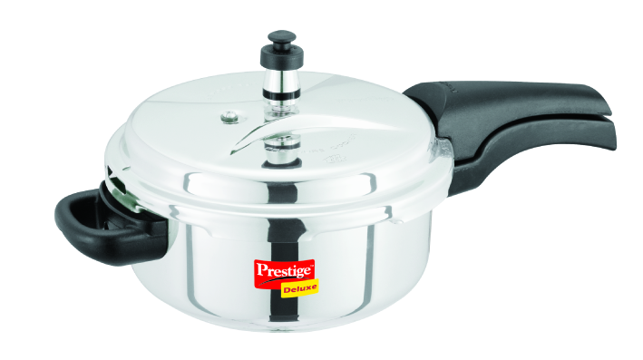 Prestige 3 Liters Stainless Steel Deluxe Pressure Cooker